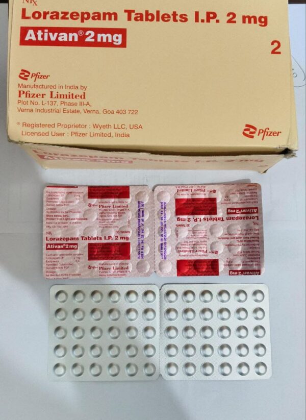 Lorazepam 2mg (Pfizer)
