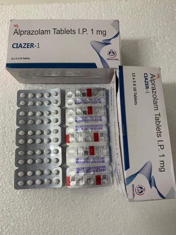 Alprazolam Tablets I.P. 1 mg (CIAZER-1)